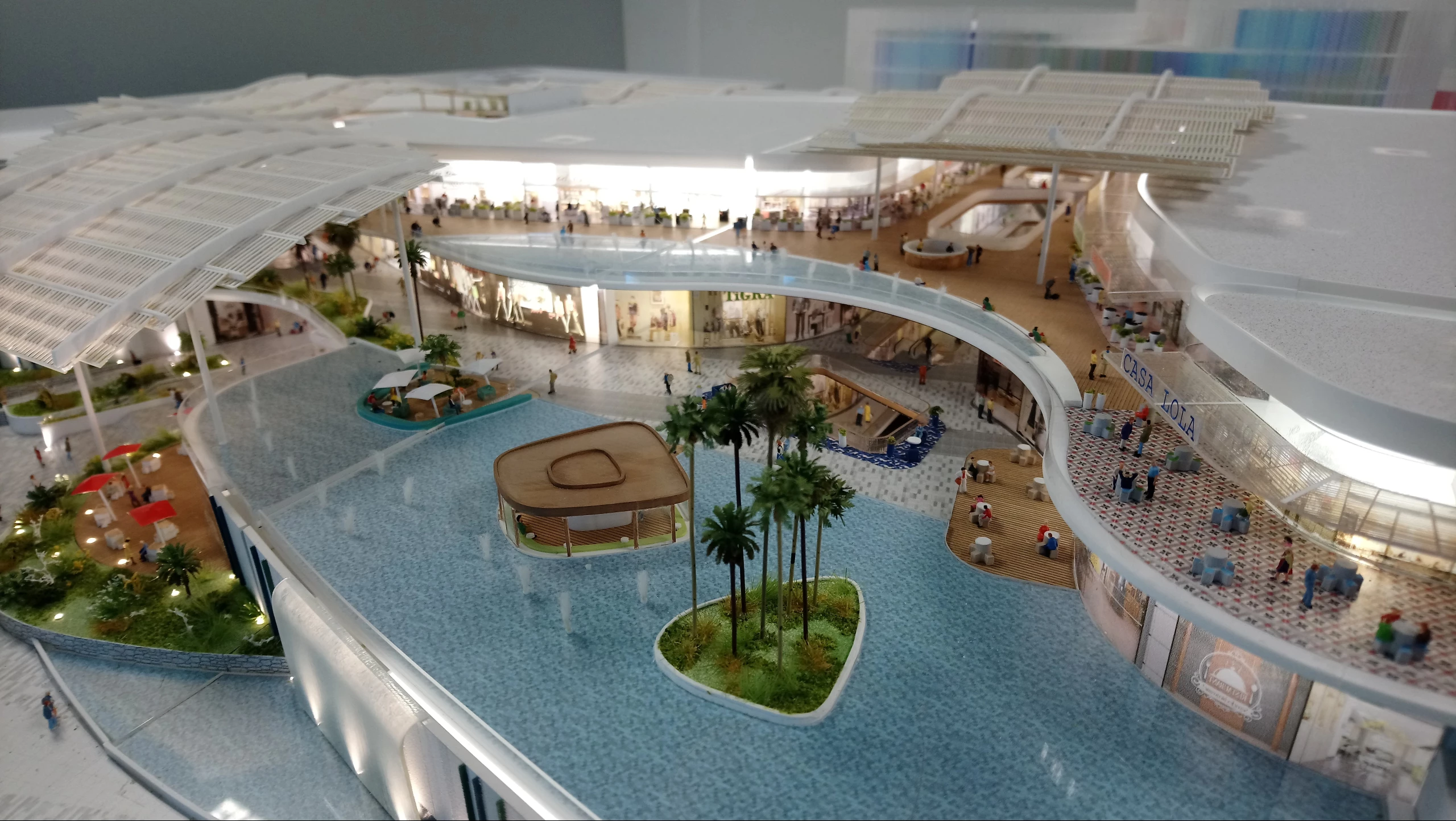 Maquette centres commerciaux - Benidorm